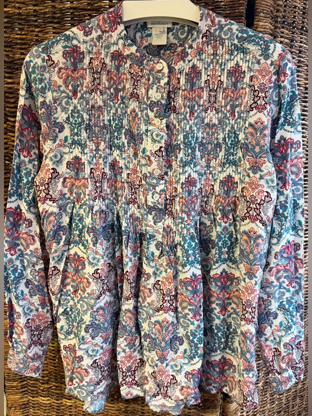 Sundance - Women’s Pattern Shirt, Large